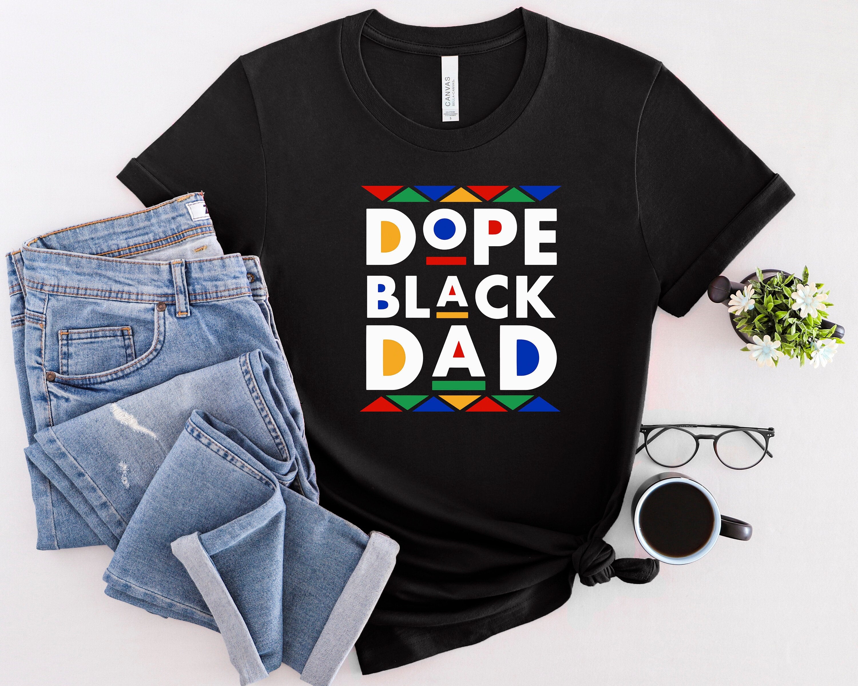 Camisa de papá negra Dope