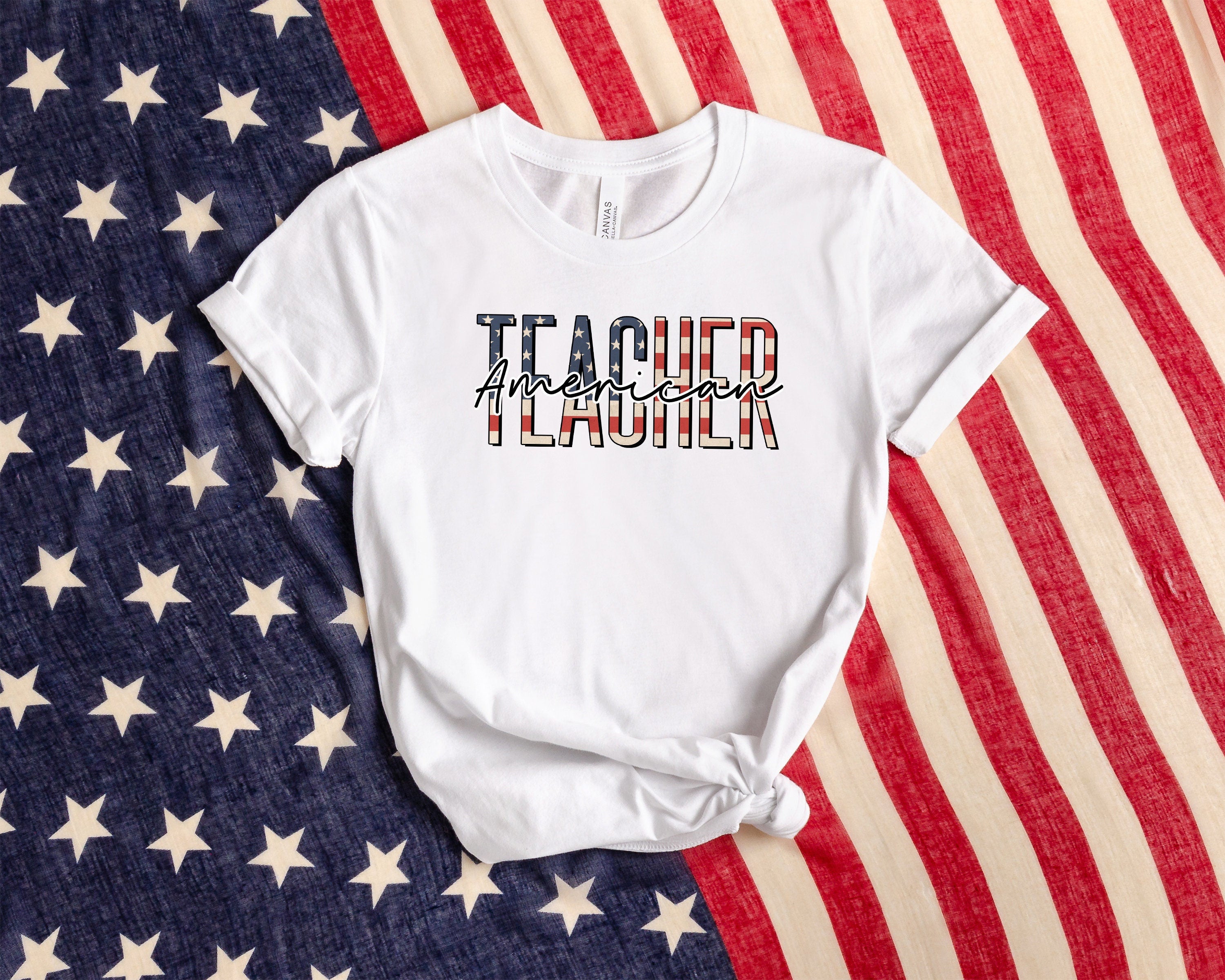 Camisa de profesor americano