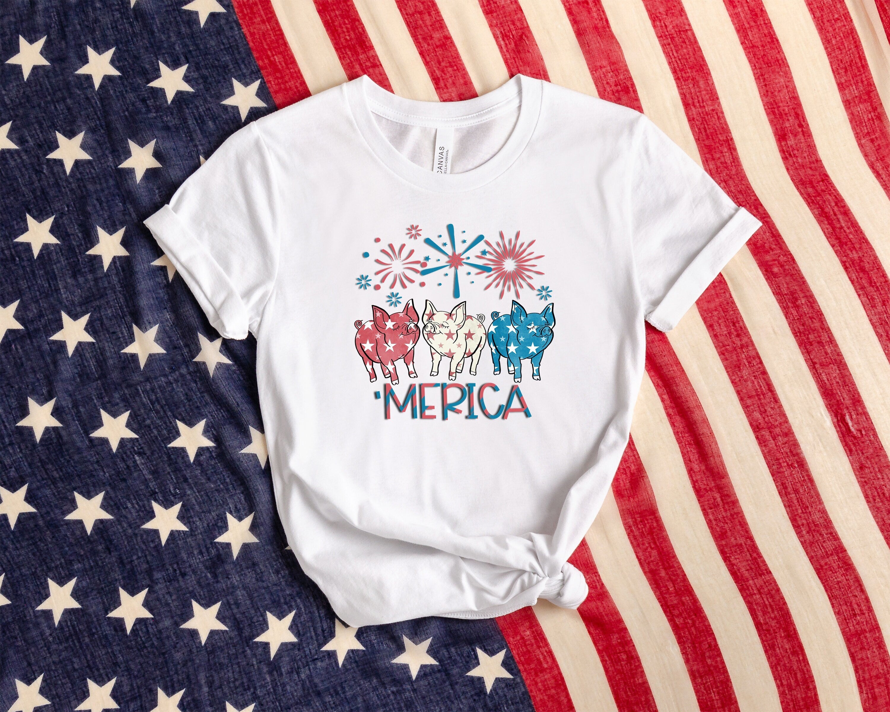 Baby Pig Merica Shirt