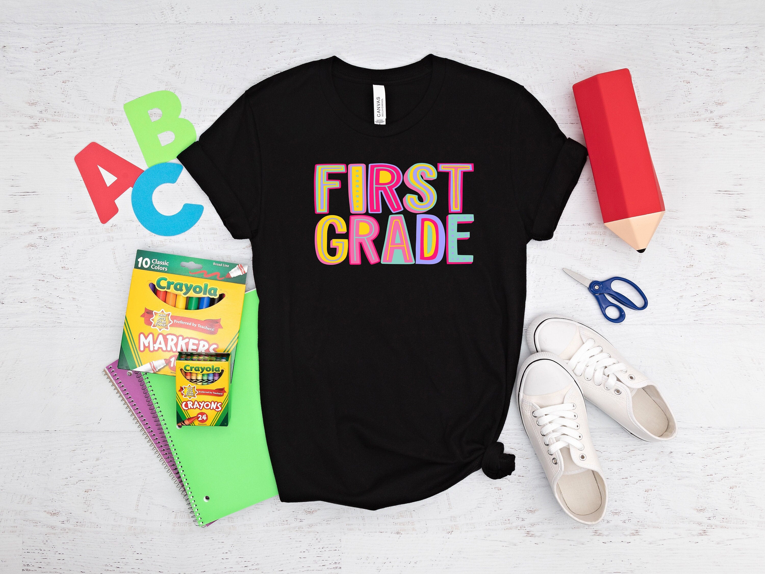 1st Grade Rainbow Shirt