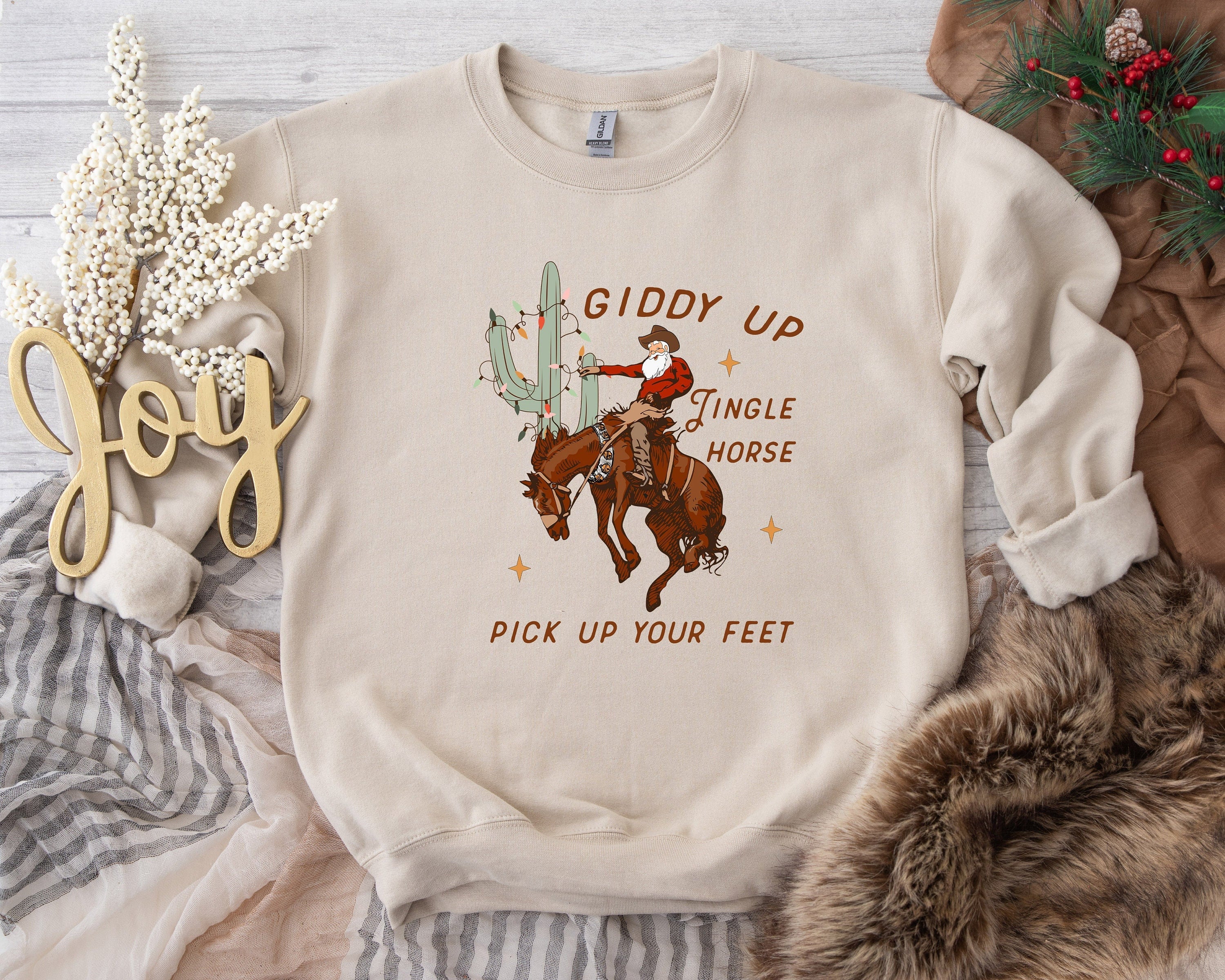 Cowboy Christmas Sweater