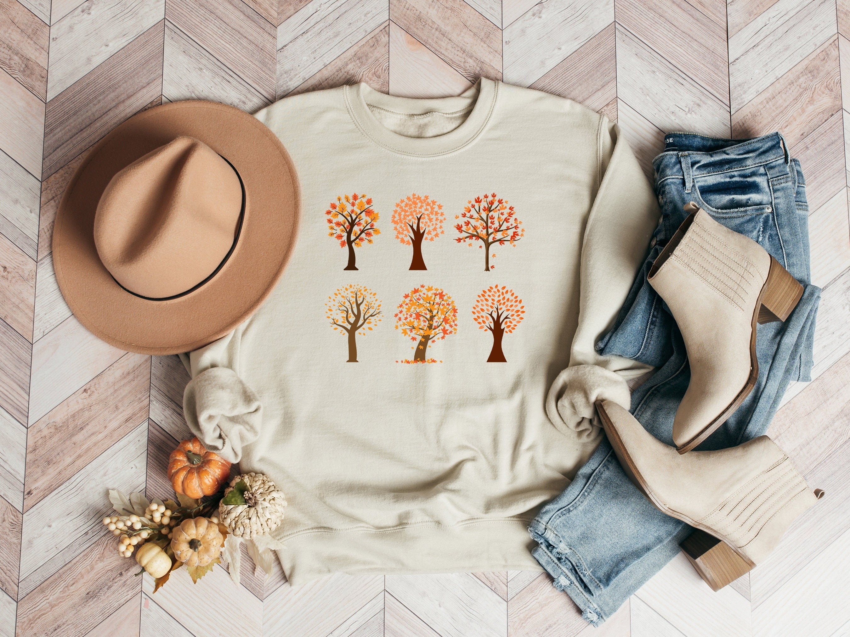 Chemise de Thanksgiving feuilles d'automne