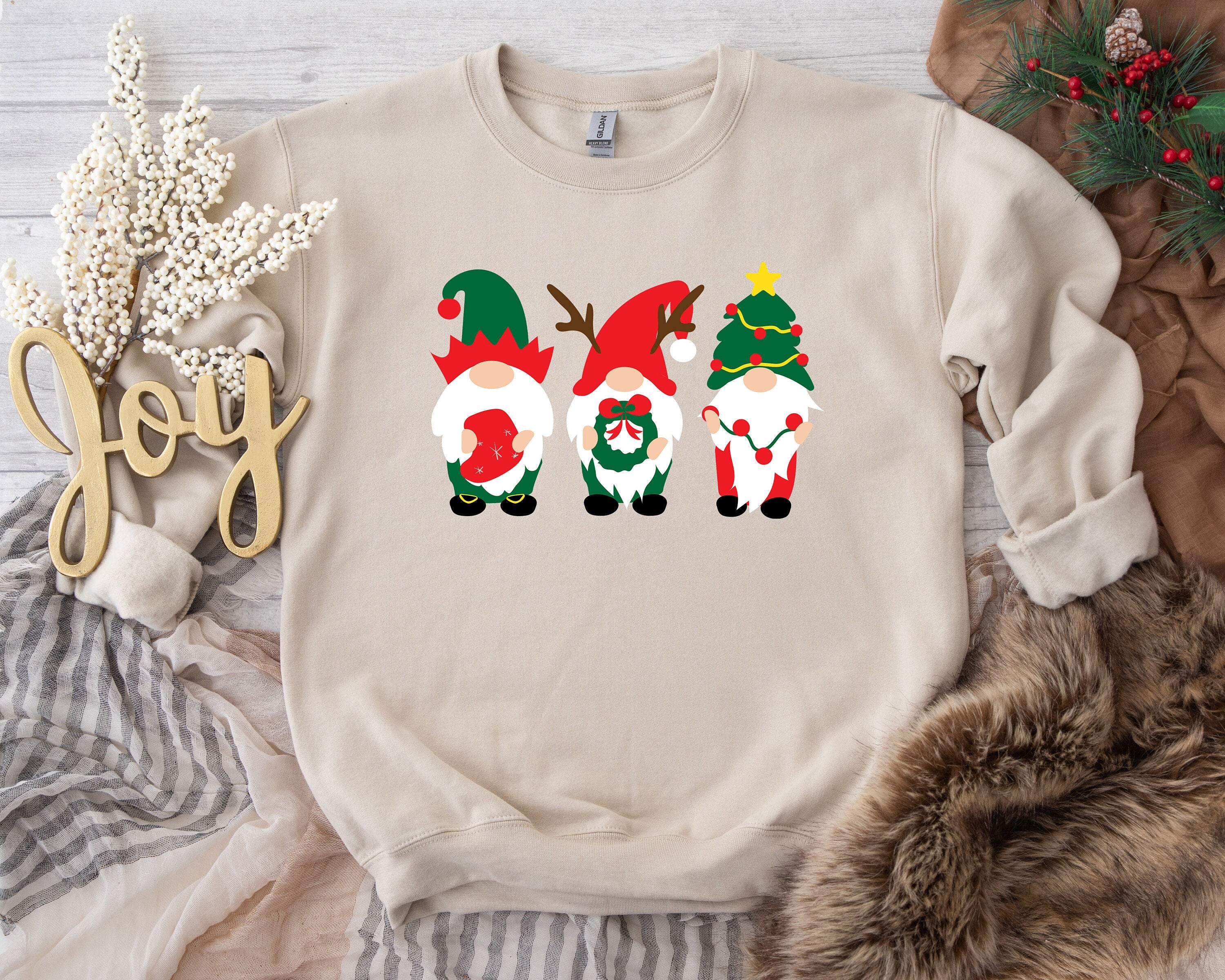 Sweat-shirt Gnomes de Noël