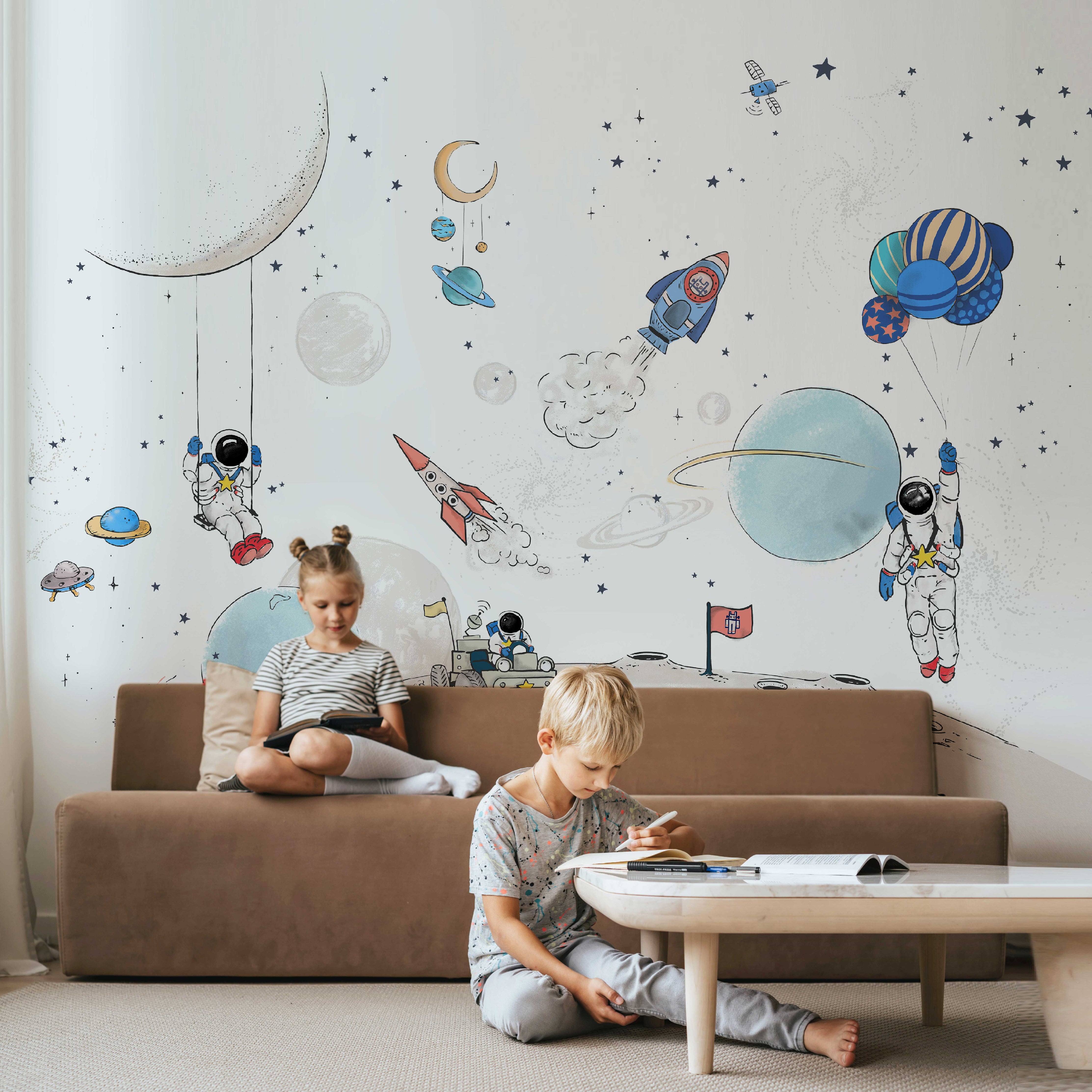 Conventie Accountant Schijnen Kinderkamer behang ? Unieke prints met dieren, jungle, bos of safari! –  Annet Weelink Design