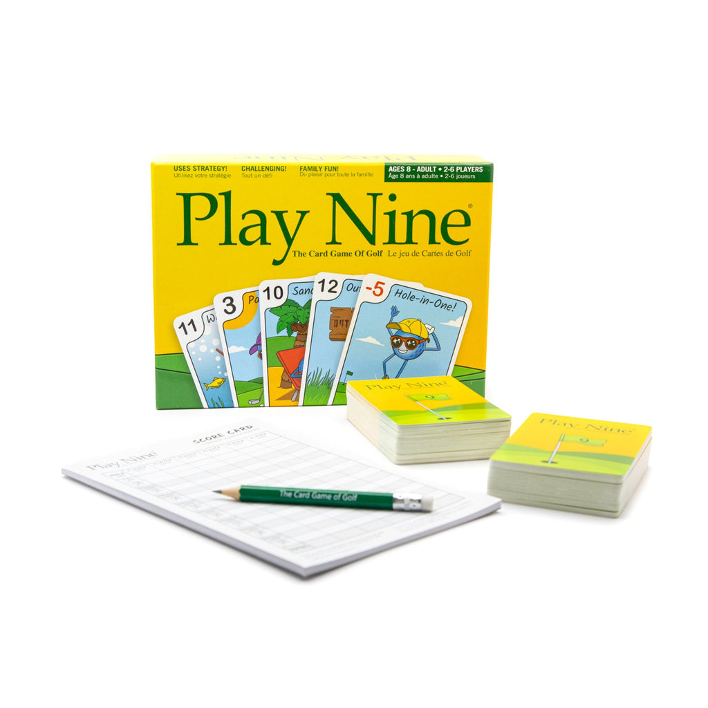 Play Nine: The Card Game Of Golf, 3 Pack Bundle