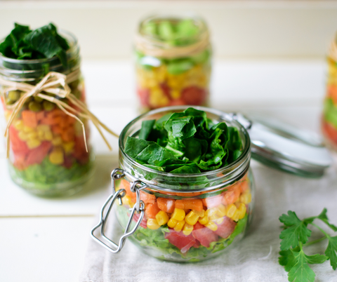 Potted salad - Ma Lunch Box