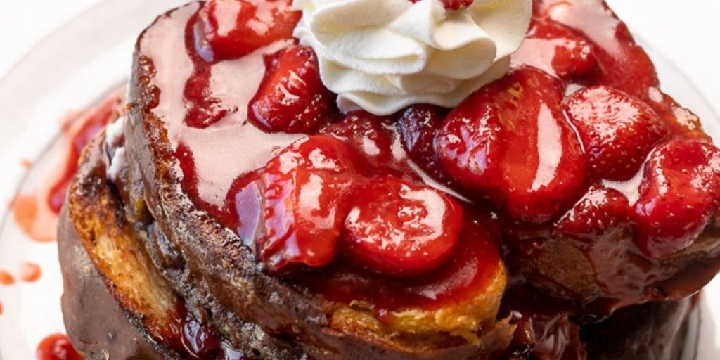 pain perdu fraise zoom