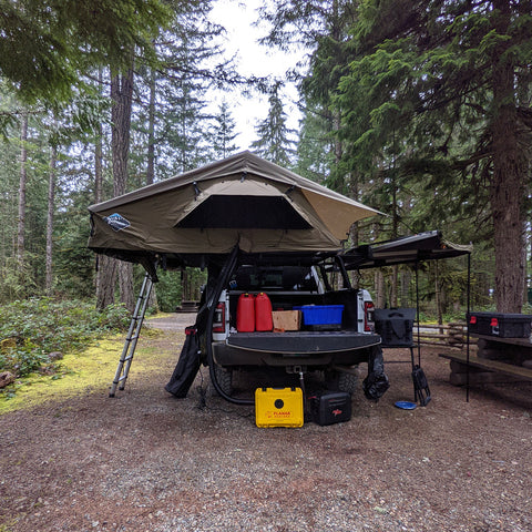 Treeline Ponderosa Rooftop Tent on Modula Truck