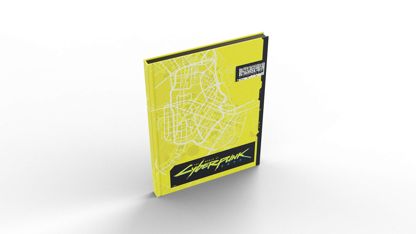 A photo of the artbook The World of Cyberpunk 2077 Deluxe Edition