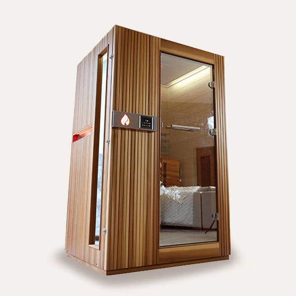 Health Mate - Essential Lounge Infrared Sauna HML-ASB-1-RC – Steam and Sauna