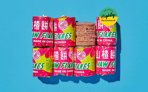 haw flakes healthy asian childhood snack