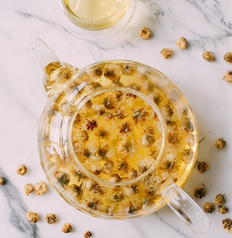 homemade chrysanthemum tea