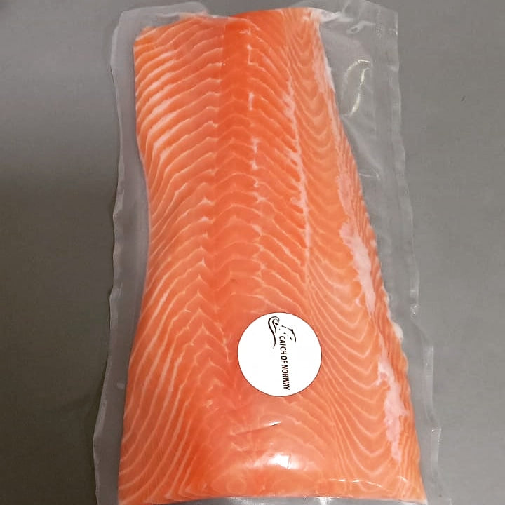 Fresh Skinless Norwegian Atlantic Salmon Fillet Catch Of Norway Seafood 4165