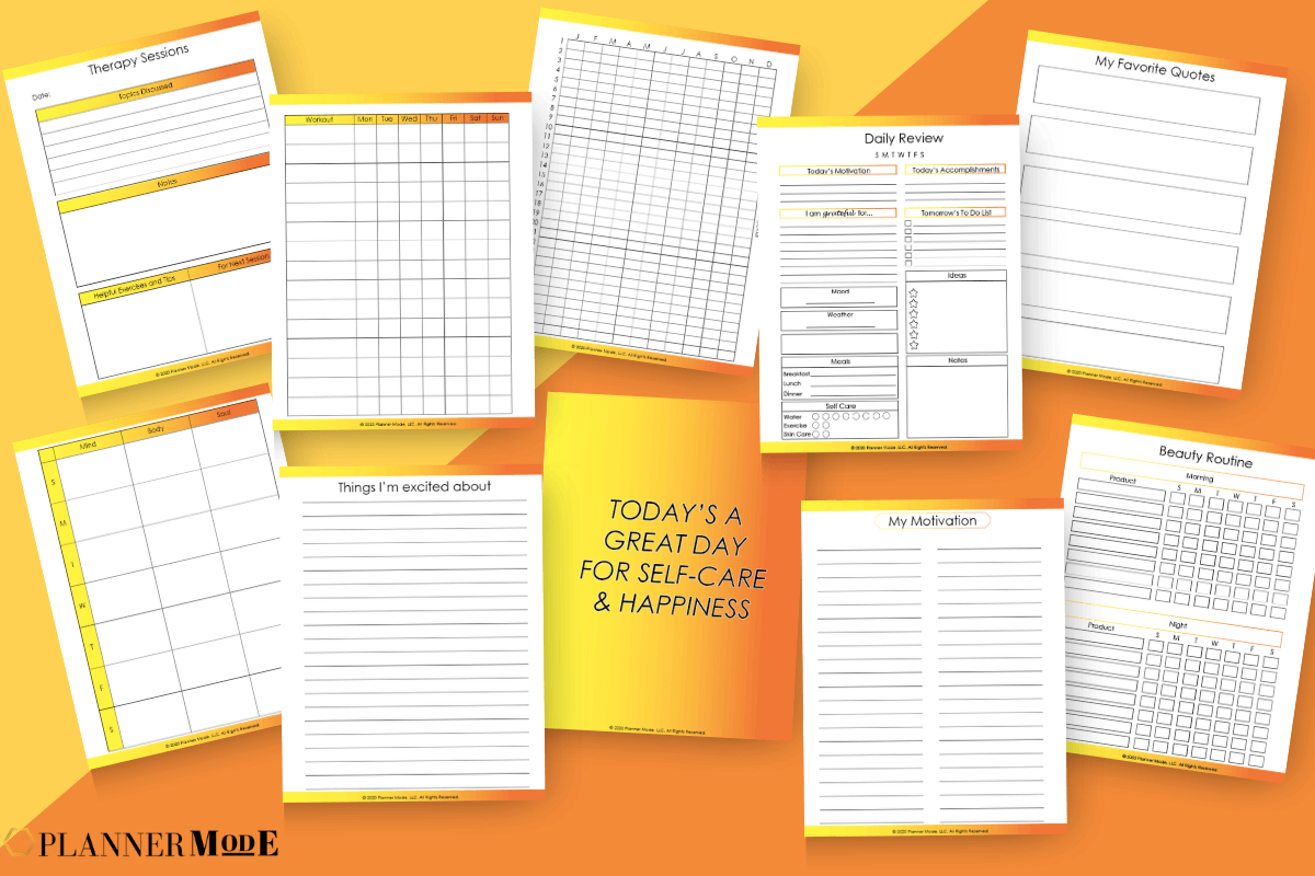 Self-Care Forever Planner