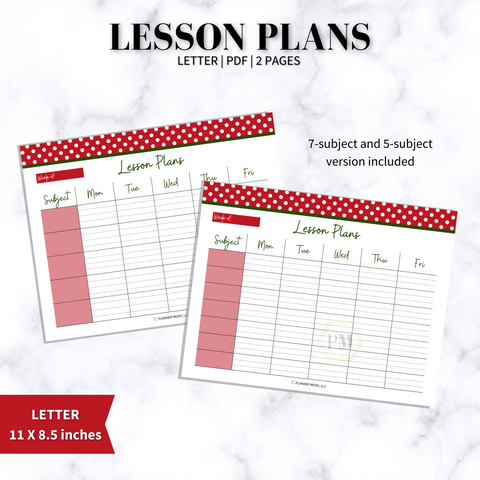 lesson plans