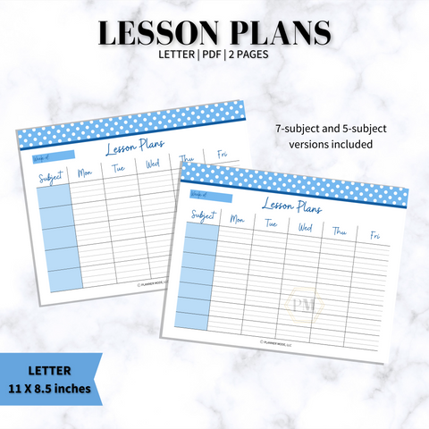 lesson planner