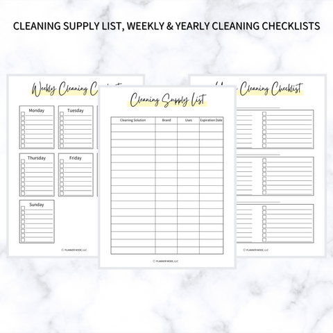 Cleaning Planner