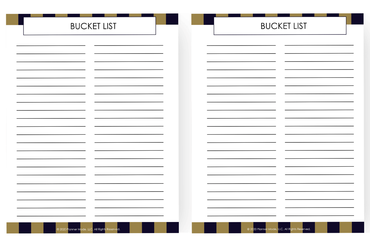 New Years Mode Planner