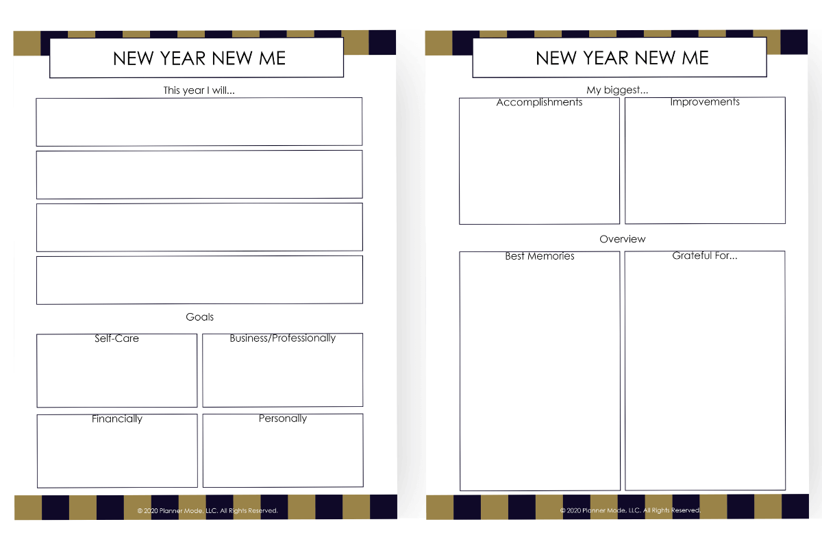 New Years Mode Planner