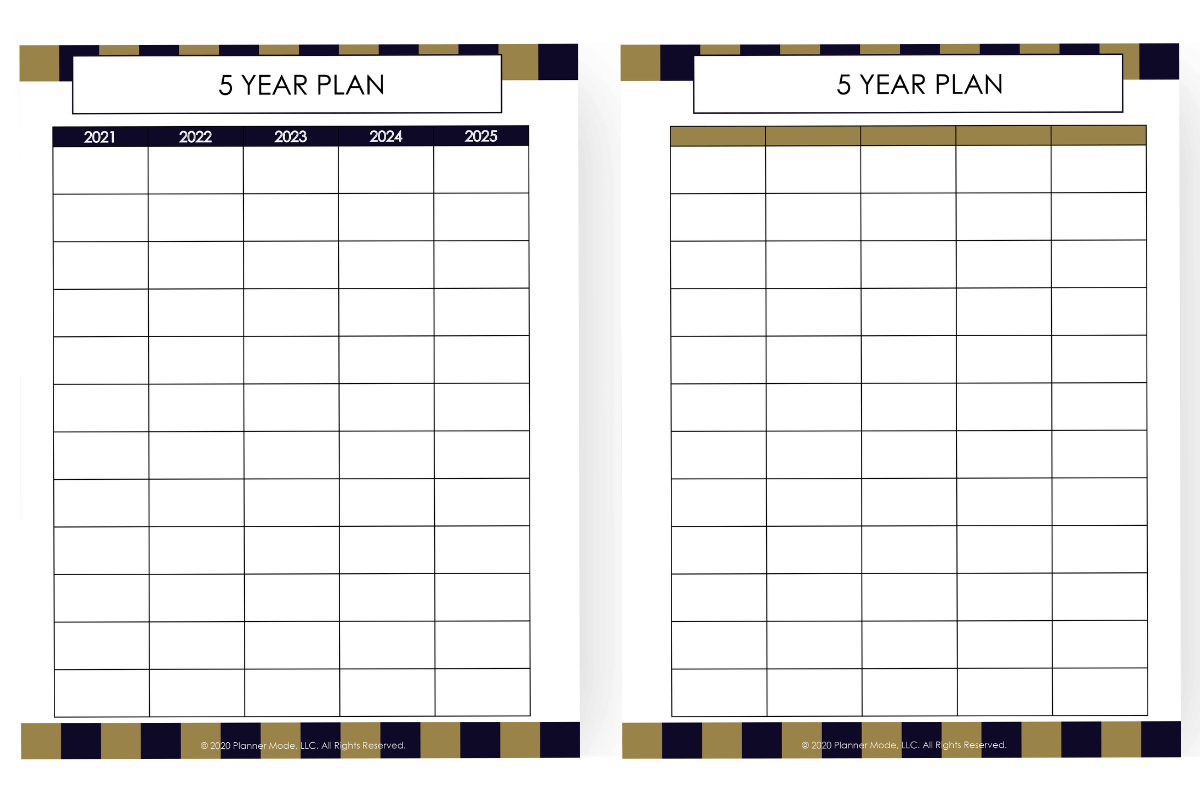 New Years Mode Planner