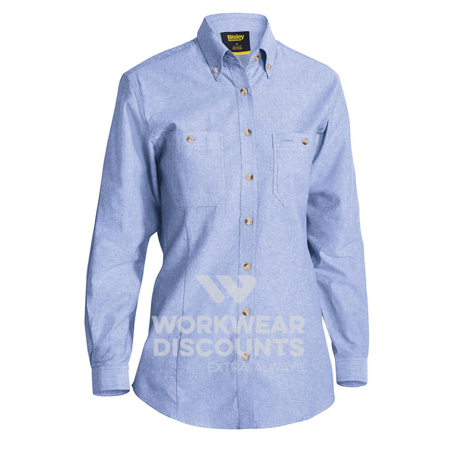 Chambray Long Sleeve Work Shirt