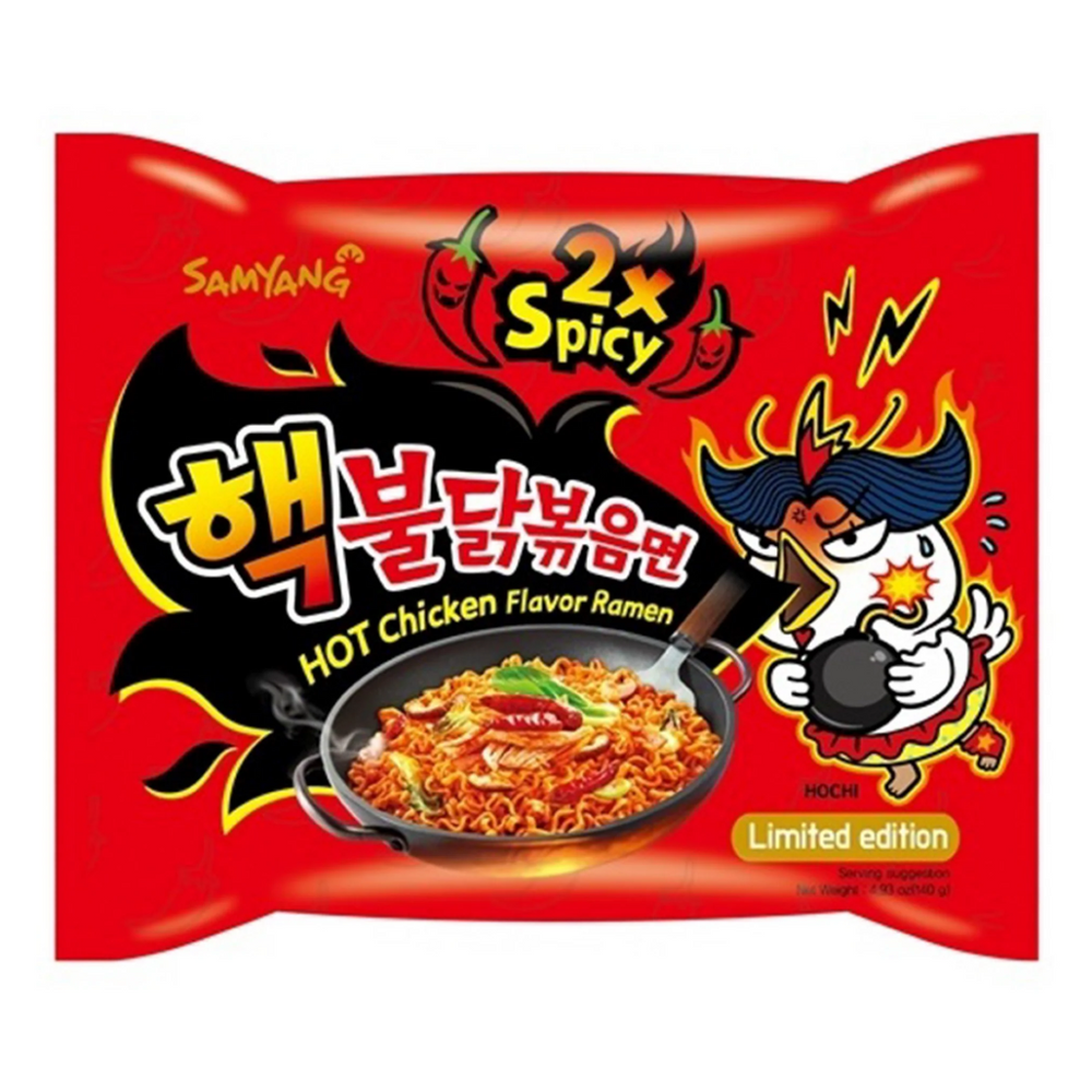 Buldak 2x Spicy Extreme Hot Chicken Ramen Samyang 145 G – Youmame