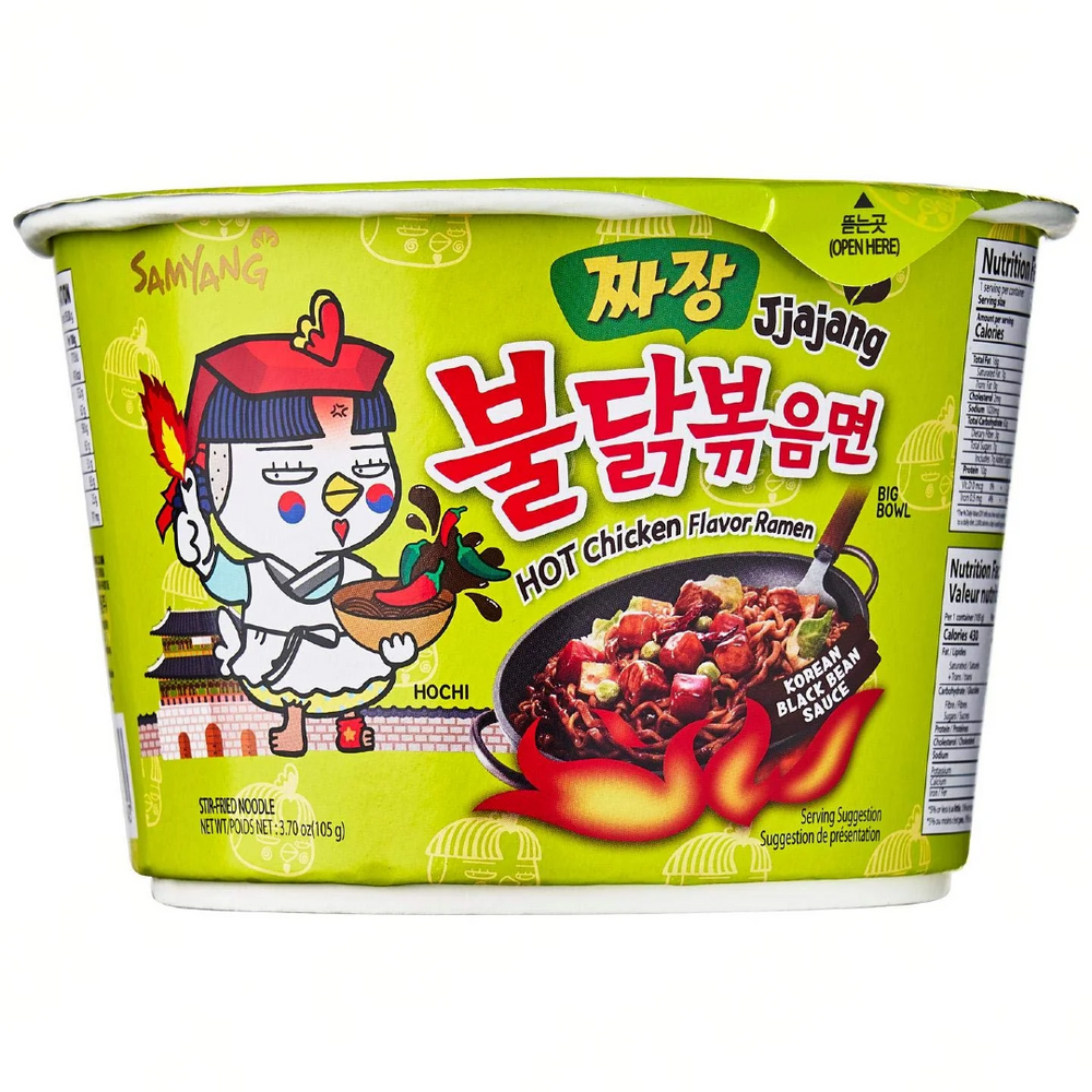 Buldak Hot Chicken Ramen Jjajang Big Bowl Samyang 105g – Youmame