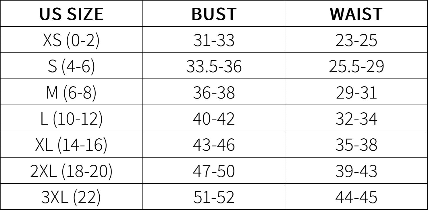 Size Chart – BODET Q