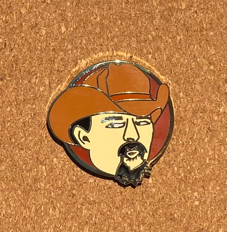 Grateful Dead Pin - Pig Pen Fan Art Hat Pin - Rockstar Pins