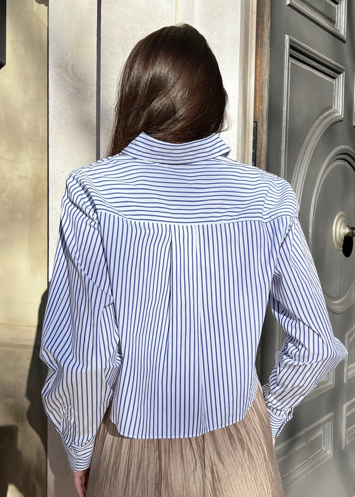 HYKE STRIPED BLOUSE SMALL | www.innoveering.net