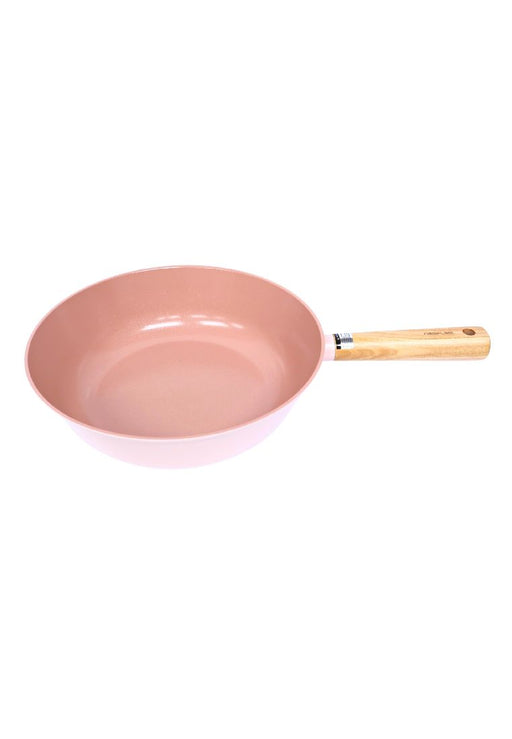 Neoflam Fika 7 Baby Wok Pan with Wooden Handle 18cm