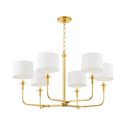 Hudson Valley - 3316-AGB - LED Chandelier - Astoria - Aged Brass — Lighting  Design Store