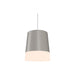 Conical Pendant Light in Light Grey (Small).