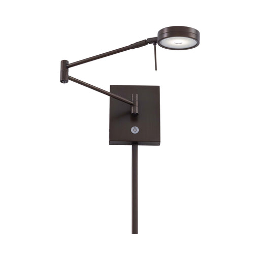 Visual Comfort Modern SLTS14530NB Ponte Contemporary Natural Brass LED Wall  Swing Arm Lamp - VCM-SLTS14530NB