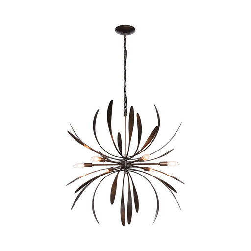 Visual Comfort Studio Cafe Satin Brass / Midnight Black LED Chandelier at  Destination Lighting