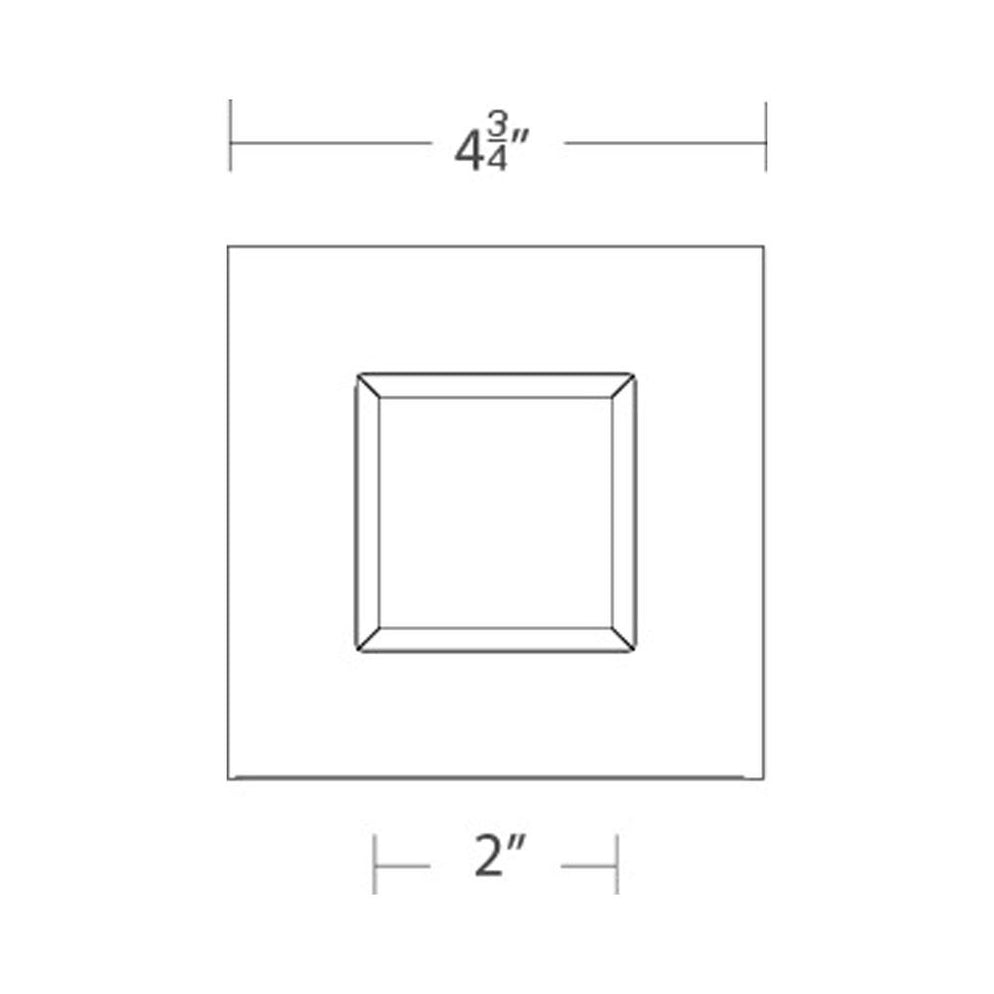 Ocularc 3.5 Square Pinhole LED Recessed Trim — City Lights SF