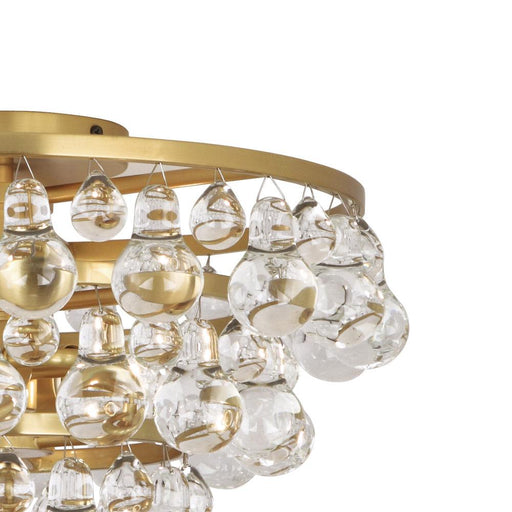 Visual Comfort Studio Geneva 4.875 Contemporary Flush Mount Ceiling Light  Fixture Burnished Brass CF1052BBS