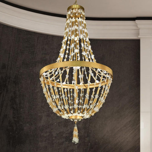 Chandelier E.F Chapman Crystal Cube