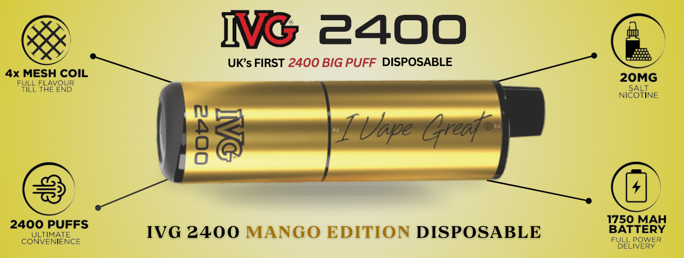 IVG 2400 4 in 1 Mango Edition Disposable