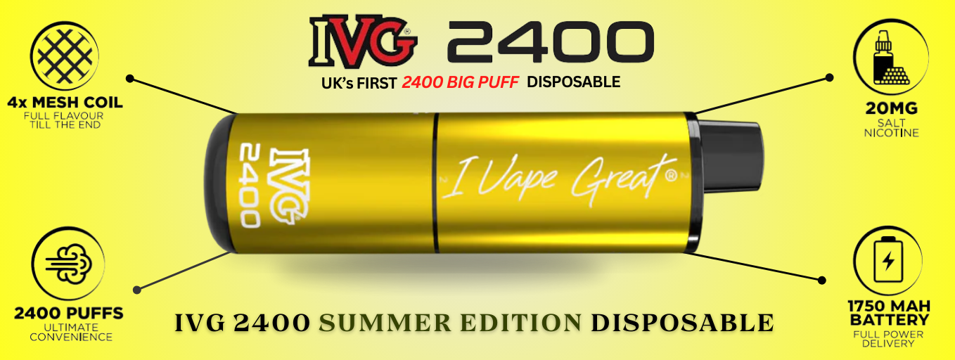 4 in 1 Summer Edition IVG 2400 disposable Vape