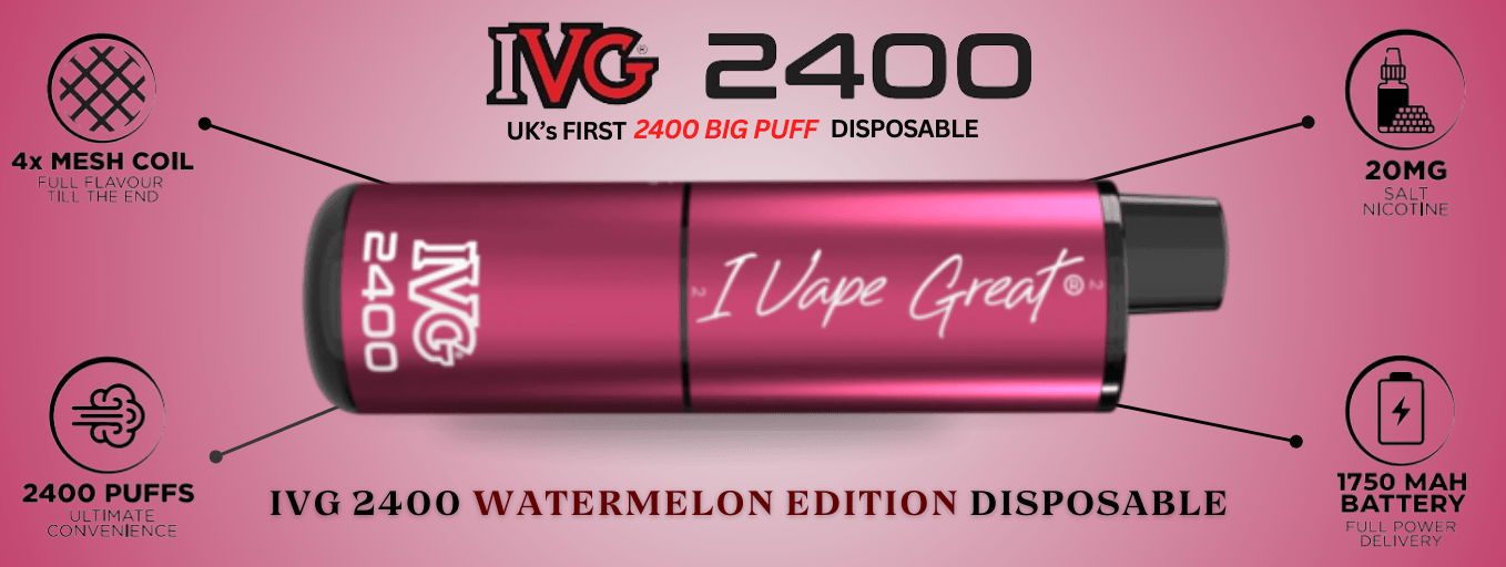 IVG 2400 Watermelon Edition Disposable