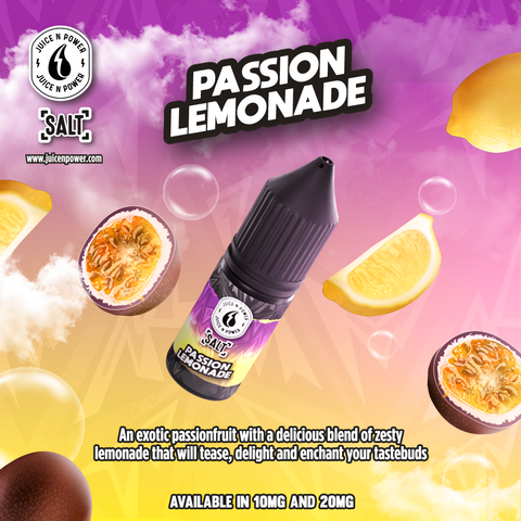 juice and power passion lemonade salt nicotine