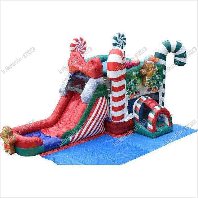 Candyland Bounce House Combo Inflatable Bouncy Castle Party Jump And Slide Entertainment