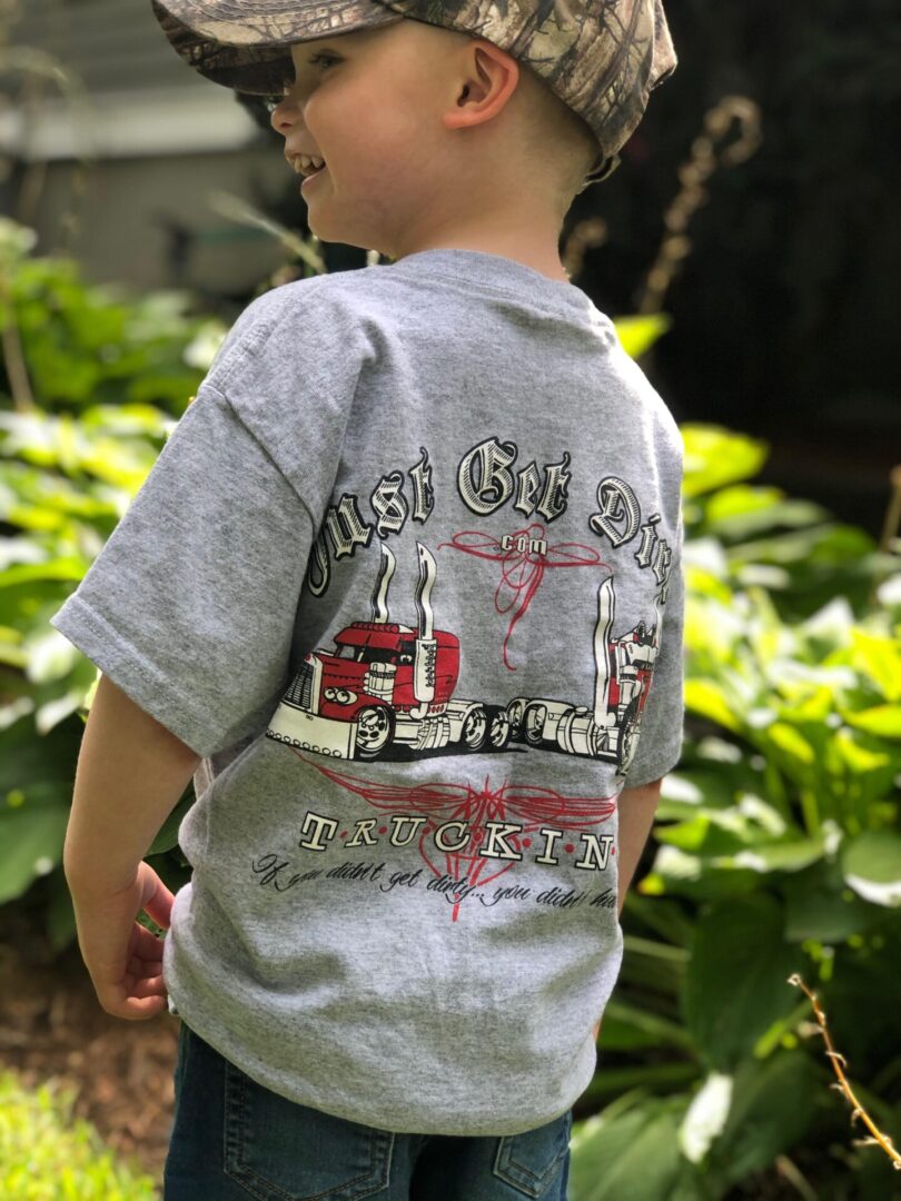 Kids-Just Get Dirty Big Rig Tee| JustGetDirty