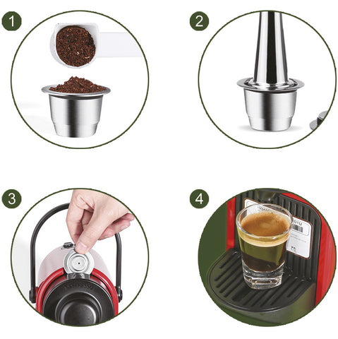 Coffee Pod Co. Reusable pods capsules Nespresso