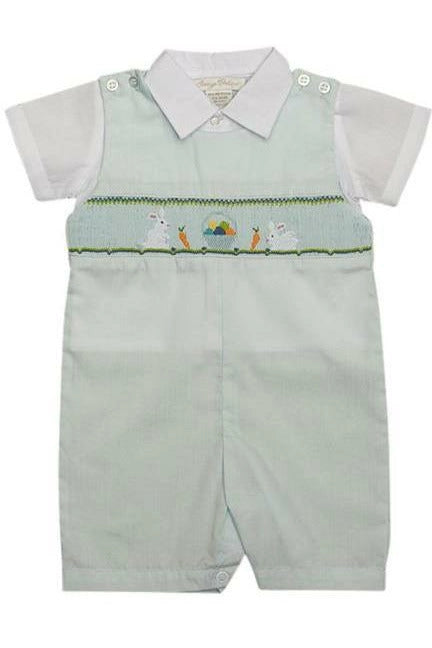 Julius Berger & Carriage Boutique Easter Bunnies 2 Piece Shortall Set