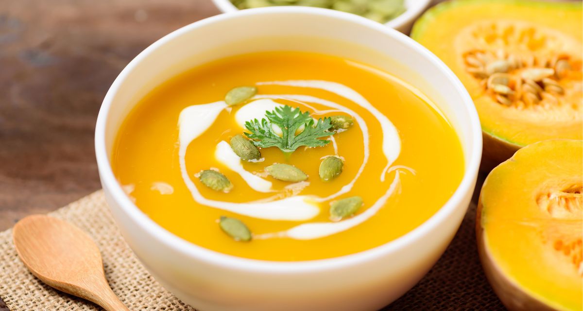 Mace Spiced Butternut Squash Soup Recipe