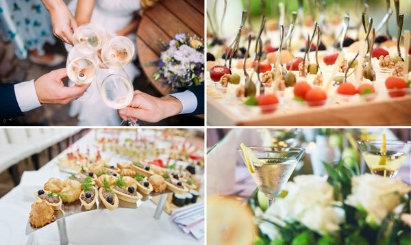 A Wedding Reception - Food And Drinks