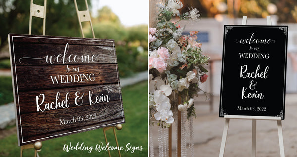 A Wedding Reception - Welcome To Sign