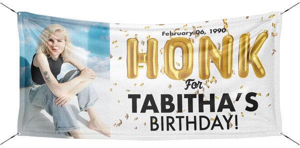 Birthday Banners for Your Yard - Honk Balloon Letters